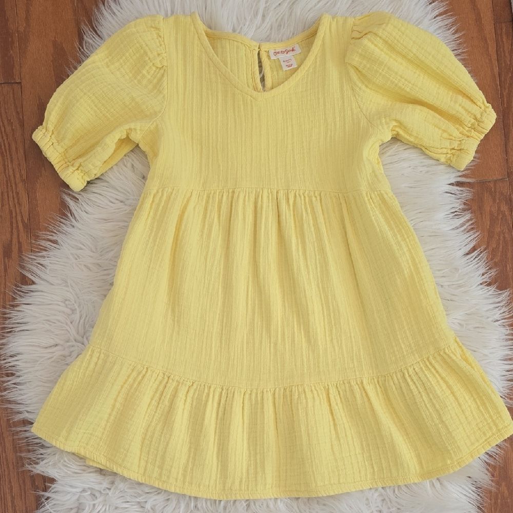 Cat & Jack Sunny Yellow Cotton Dress